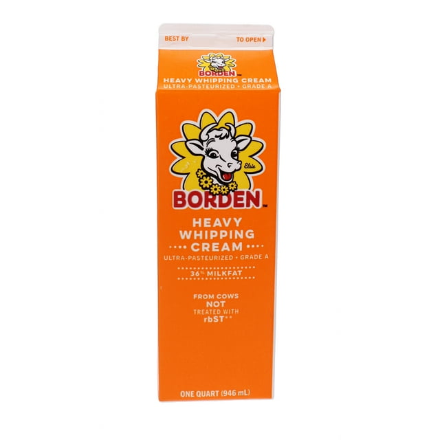 Shop Borden 36 Milkfat Heavy Whipping Cream, 1 Quart Great Prices