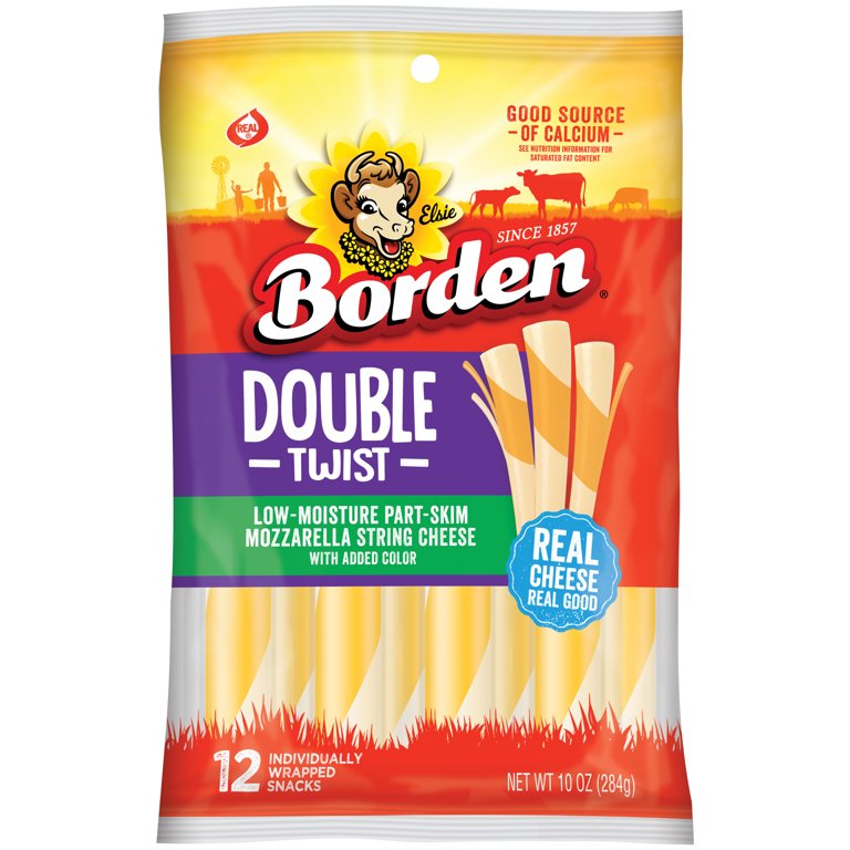 Borden Double Twist String Cheese - Walmart.com