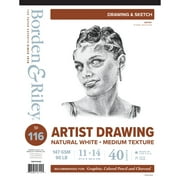 Borden & Riley #116 Artist Sketch Vellum Pad, 40 Sheets, 11 x 14