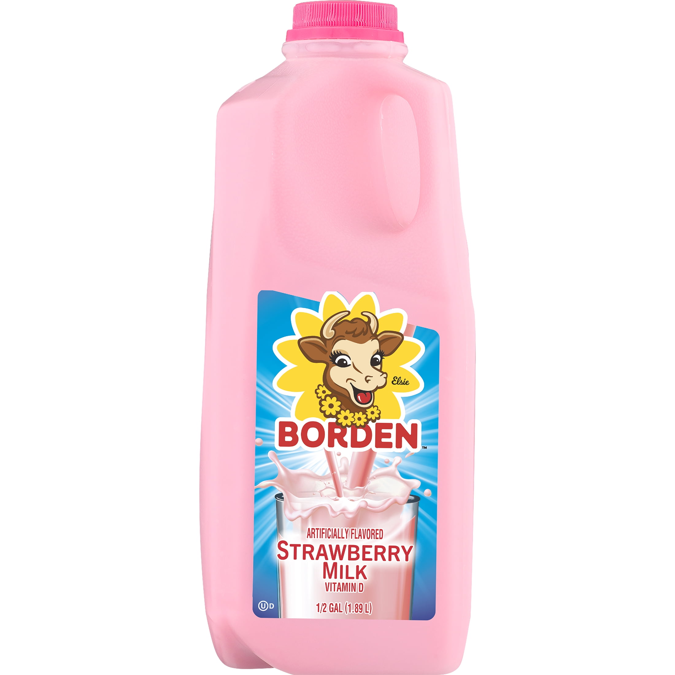Borden Strawberry Milk Half-Gallon