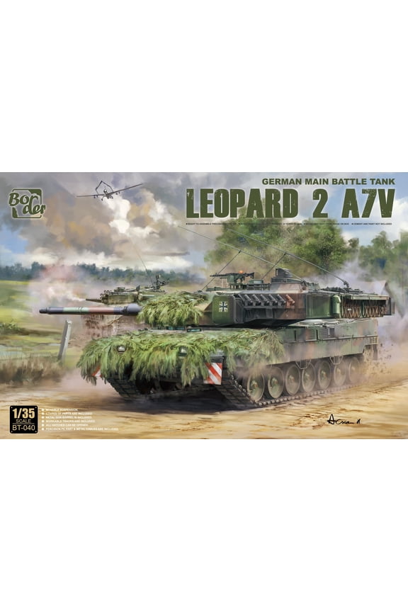 Border BT-040 1/35 Scale Leopard 2A7V Main Battle Tank Model Kit