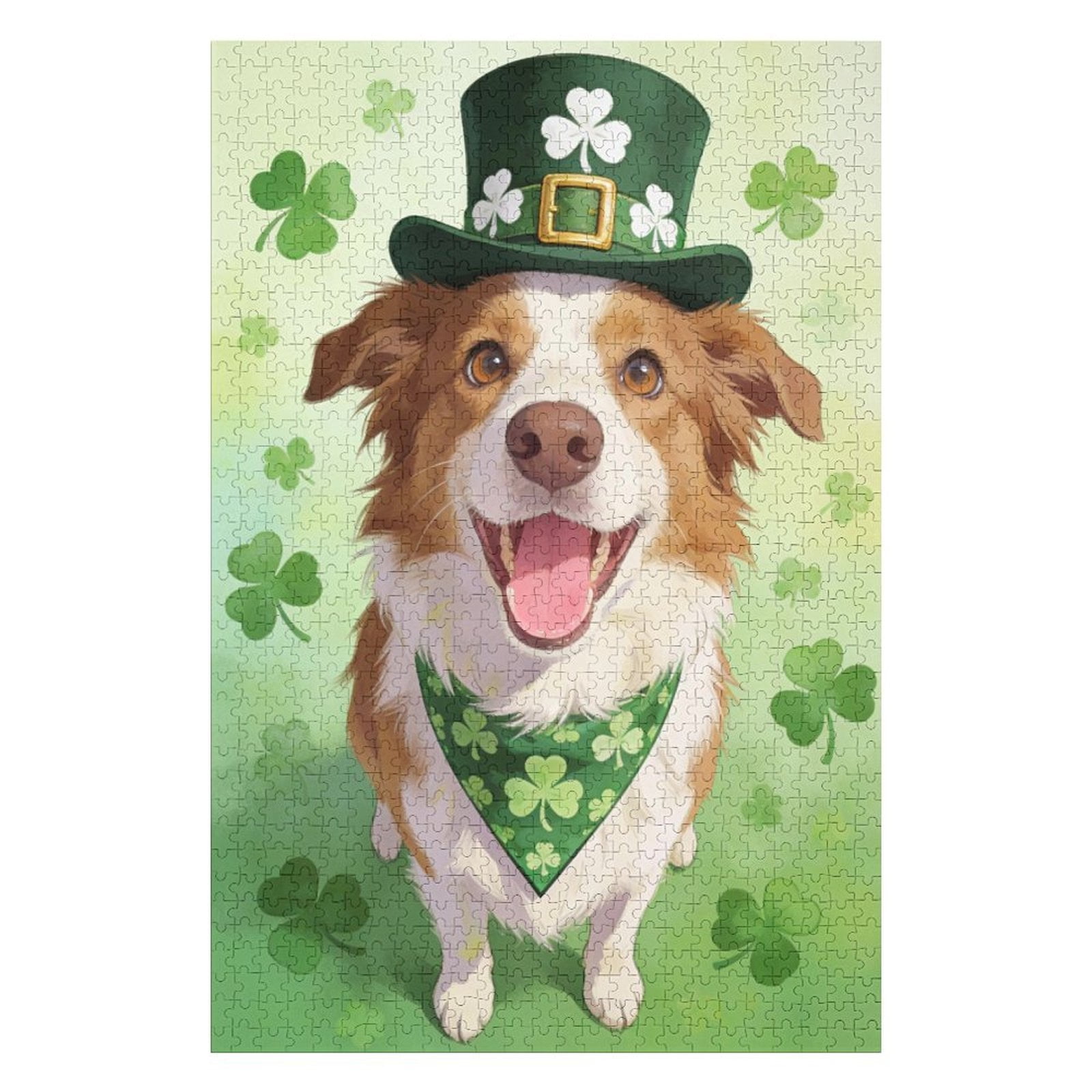 Puzzle De 1000 Piezas De Border Collie Para Adultos - Rompecabezas De Cartón Reciclado De 38x26 Cm, Ideal Para Relajarse Y Regalar A Hombres