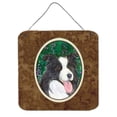 thumbnail image 1 of Border Collie Aluminium Metal Wall or Door Hanging Prints, 1 of 1