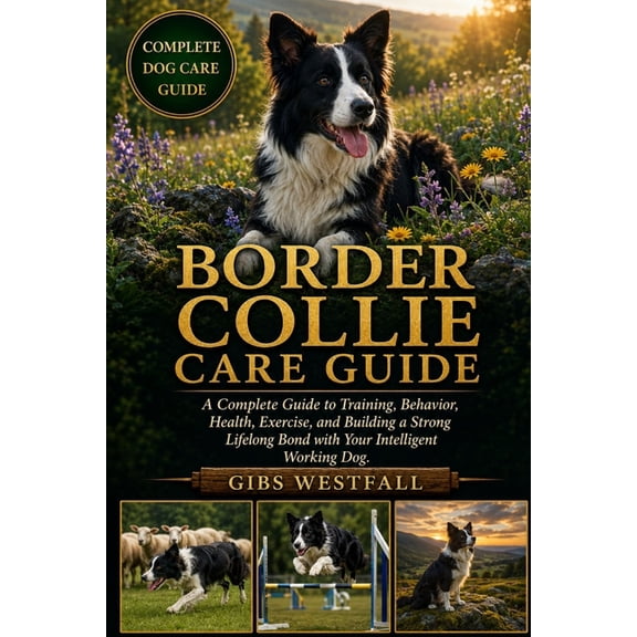 Border Collie Care Guide: A Complete Guide to Training, Behavior, Health, Exercise, and Building a Strong Lifelong Bond , (Paperback)