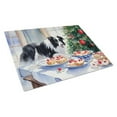 thumbnail image 1 of Border Collie Christmas Cookies Glass Cutting Board 12 in x 15 in, 1 of 5