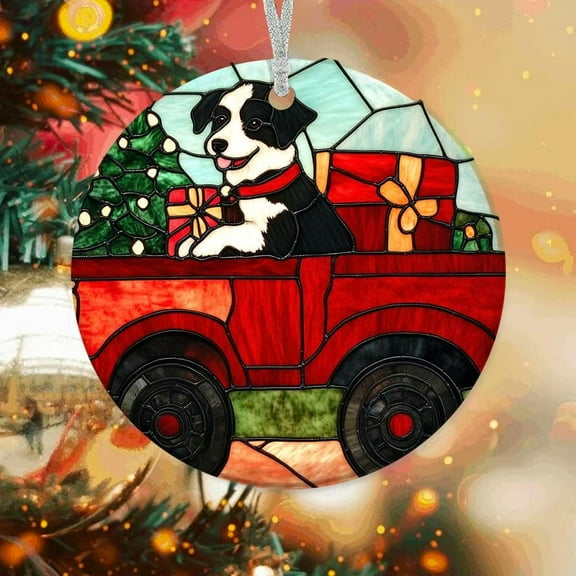 Border Collie Christmas Ornaments, Border Collie Ornament, Border Collie Christmas Décor, Xmas Decorations 8GzTIW