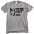 thumbnail image 1 of Border Collie Dad T-shirt, Unisex Men's Shirt, Border Collie Owner, Cute Dog Dad Gift, Dark Heather Gray, Medium, 1 of 6