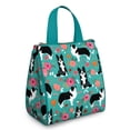 thumbnail image 1 of Border Collie Dog and Flower Florals Insulated Lunch Bag for Women & Adults,Large Portable Soft Cooler Lunch Bag,Thermal Food Storage Tote with Pearl Cotton,8.66L,8.75x5.75x9.5 Inch, 1 of 6