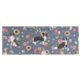 thumbnail image 1 of Border Collie Dog and Flower Florals Kitchen Rug Mat,Kitchen Runner Rugs Non Skid Washable,Decorative Kitchen Floor Mats for Kitchen,Sink,Laundry,17"X47", 1 of 5