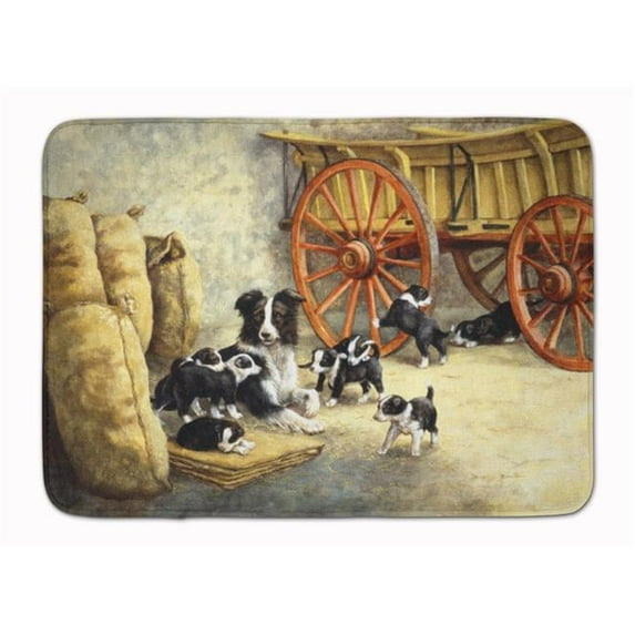 Border Collie Dog Litter Machine Washable Memory Foam Mat
