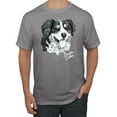 thumbnail image 1 of Border Collie Dog Lover Pet Owner Animal Lover Graphic T-Shirt, Heather Grey, X-Large, 1 of 4