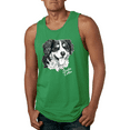 thumbnail image 1 of Border Collie Dog Lover Pet Owner Animal Lover Graphic Tank Top, 1 of 1