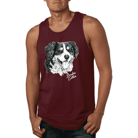 Border Collie Dog Lover Pet Owner Animal Lover Graphic Tank Top