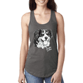 thumbnail image 1 of Border Collie Dog Lover Pet Owner Animal Lover Ladies Racerback Tank Top, 1 of 1