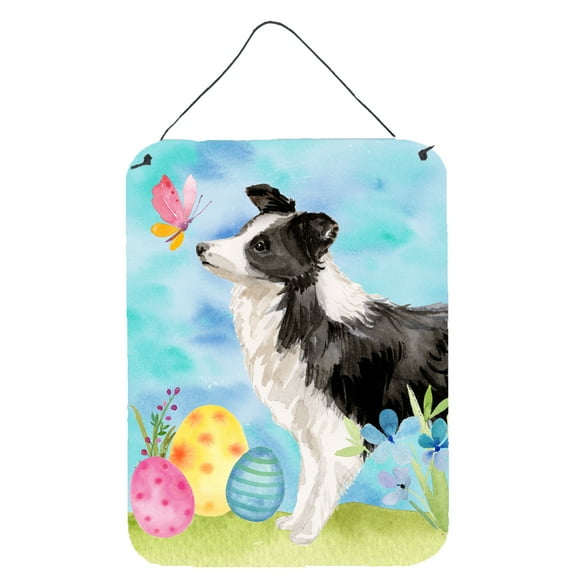 Border Collie Easter Wall or Door Hanging Prints