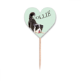 thumbnail image 1 of Border Collie Farm Pet Art Deco  Fashion Toothpick Flags Heart Lable Cupcake Picks, 1 of 3
