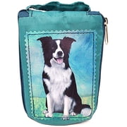 Border Collie Foldable Tote Bag - Waterproof - Zipper Market Tote