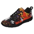 thumbnail image 1 of Border Collie Happy Halloween Running Shoes Sneakers Mesh Black Size 3.5, 1 of 5