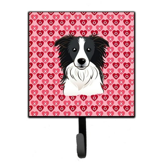 Border Collie Hearts Leash or Key Holder