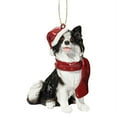thumbnail image 1 of Border Collie Holiday Dog Ornament Sculpture, 1 of 1