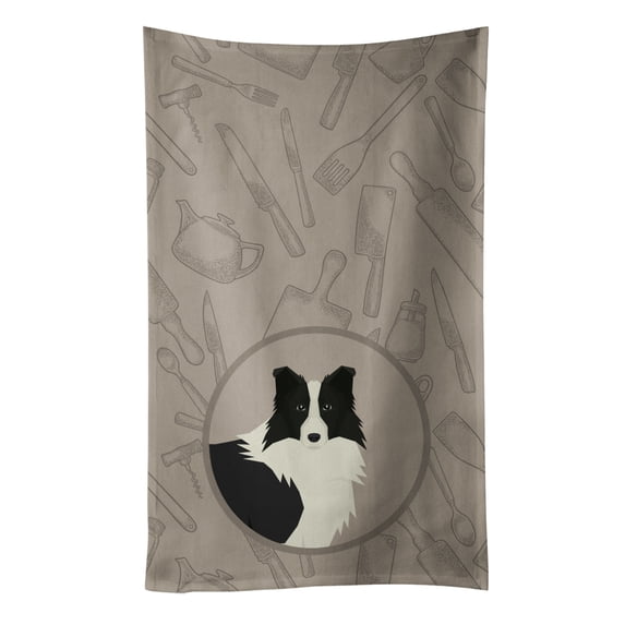 Border Collie In the Kitchen Kitchen Towel