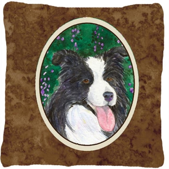 Border Collie Indoor & Outdoor Fabric Decorative Pillow
