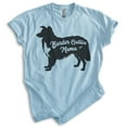 thumbnail image 1 of Border Collie Mama T-shirt, Unisex Women's Shirt, Border Collie Owner, Cute Dog Mom Gift, Heather Light Blue, 3X-Large, 1 of 6