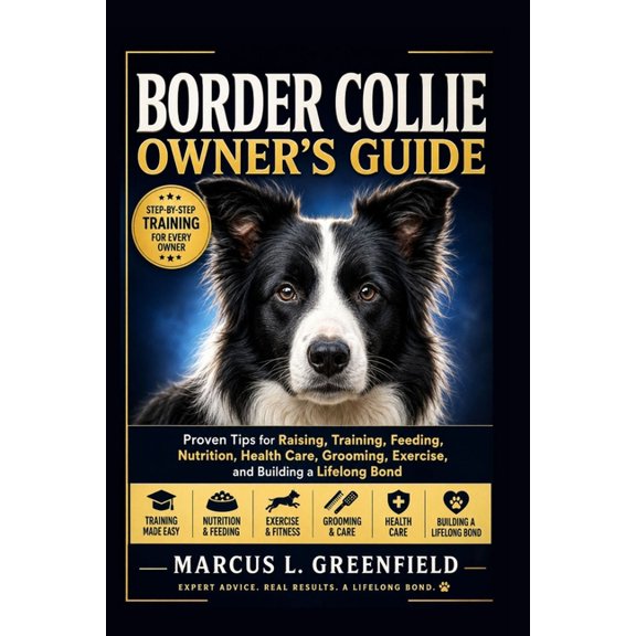 Border Collie Ower's Guide: Proven Tips for Raising, Training, Feeding, Nutrition, Health Care, Grooming, Exercise, and , (Paperback)