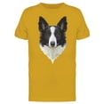 thumbnail image 1 of Border Collie Polygon Geometric T-Shirt Men -Image by Shutterstock, Male Medium, 1 of 2