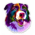 thumbnail image 1 of Border Collie Pop Art Style - 3" Vinyl Sticker - For Car Laptop Water Bottle Phone - Waterproof Decal, 1 of 1