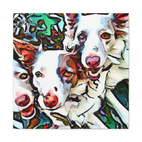 Border Collie Reflection - Canvas