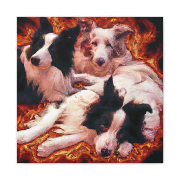 Border Collie Regality - Canvas