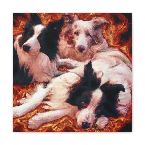Border Collie Regality - Canvas