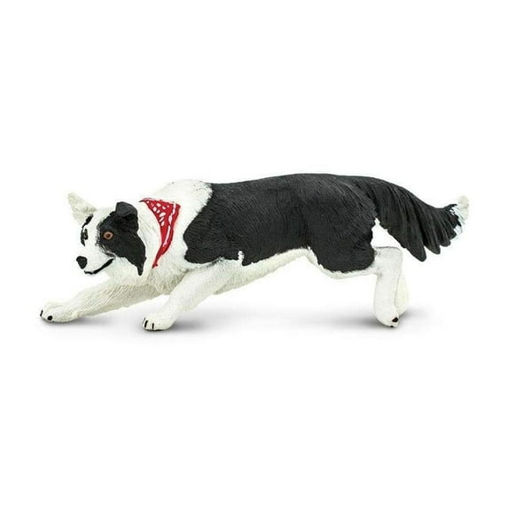 Safari Ltd. Border Collie Figurine - Lifelike 5" Model Figure - Educational Toy for Boys, Girls, and Kids Ages 3+