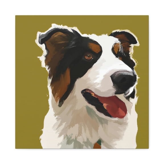 Border Collie Simplicity - Canvas
