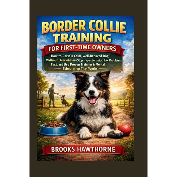 Border Collie Training for First-Time Owners: How to Raise a Calm, Well-Behaved Dog Without Overwhelm-Stop Hyper Behavio, (Paperback)