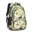 thumbnail image 1 of Border Collie and Sunflower Green Backpack for School, Cute School Bag with Adjustable Shoulder Straps and Padded Back, 16.9"x12.6"x5.9", 1 of 5