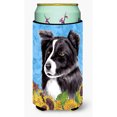 thumbnail image 1 of Border Collie in Summer Flowers Tall Boy Hugger, 1 of 1