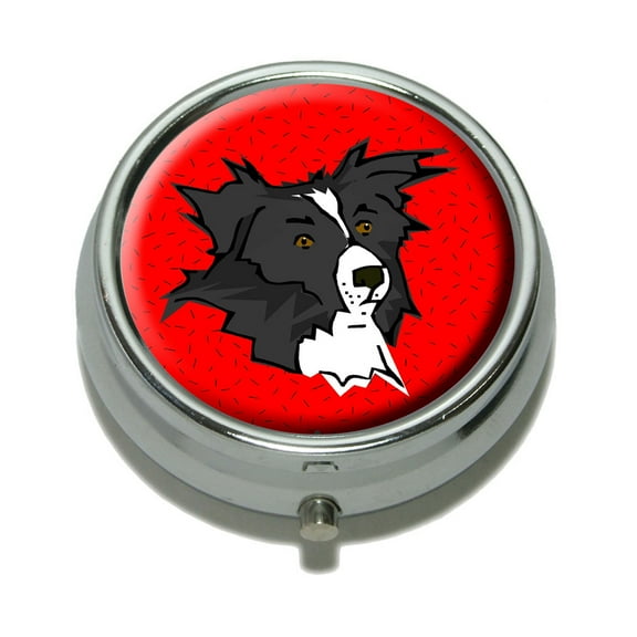Border Collie of Excellence Pill Box