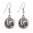 thumbnail image 1 of Border Collies Window Dogs Novelty Dangling Drop Charm Earrings, 1 of 5