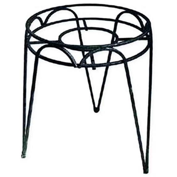 BORDER CONCEPTS Hampton Plant Stand, Black Wrought Iron, 10 x 23-In. 72250