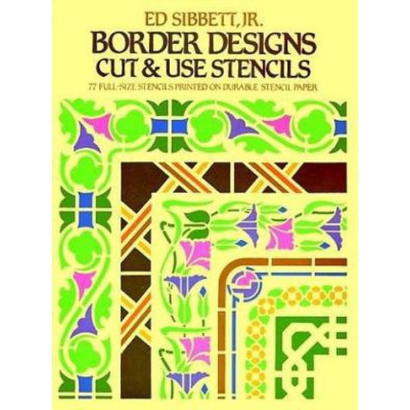Pre-Owned Border Designs Cut & Use Stencils (Dover Stencils) (Paperback) 0486242471 9780486242477