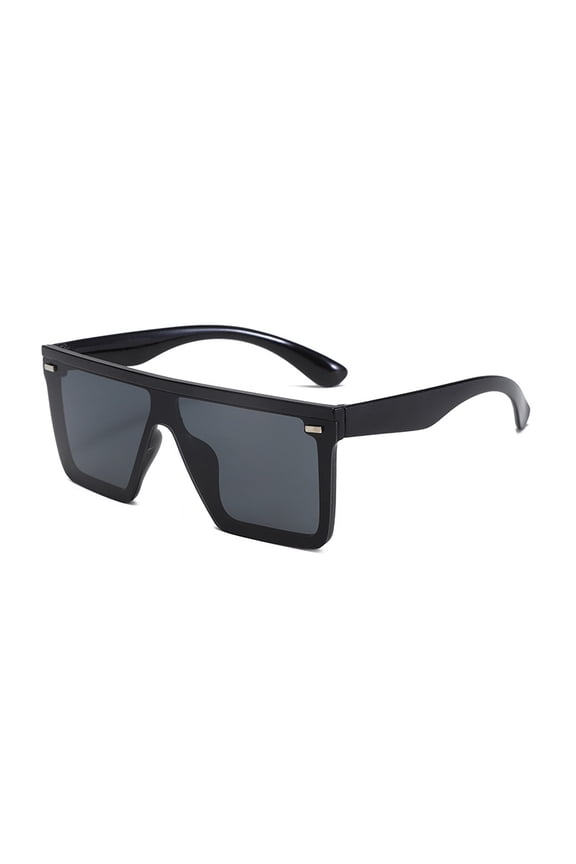 -Border European And American Fashion Personalized High-End One-Piece Large-Frame Sunscreen Glasses, Ins Influencer Glasses