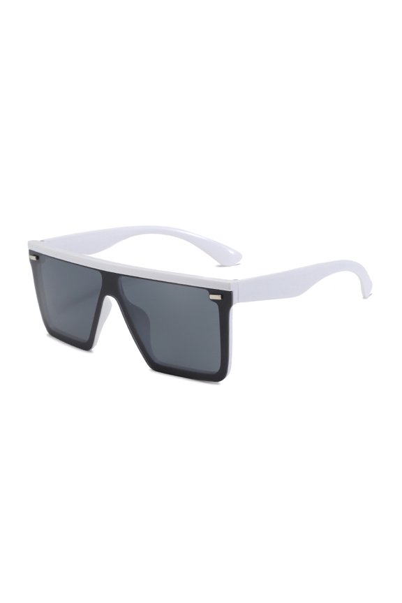 -Border European And American Fashion Personalized High-End One-Piece Large-Frame Sunscreen Glasses, Ins Influencer Glasses