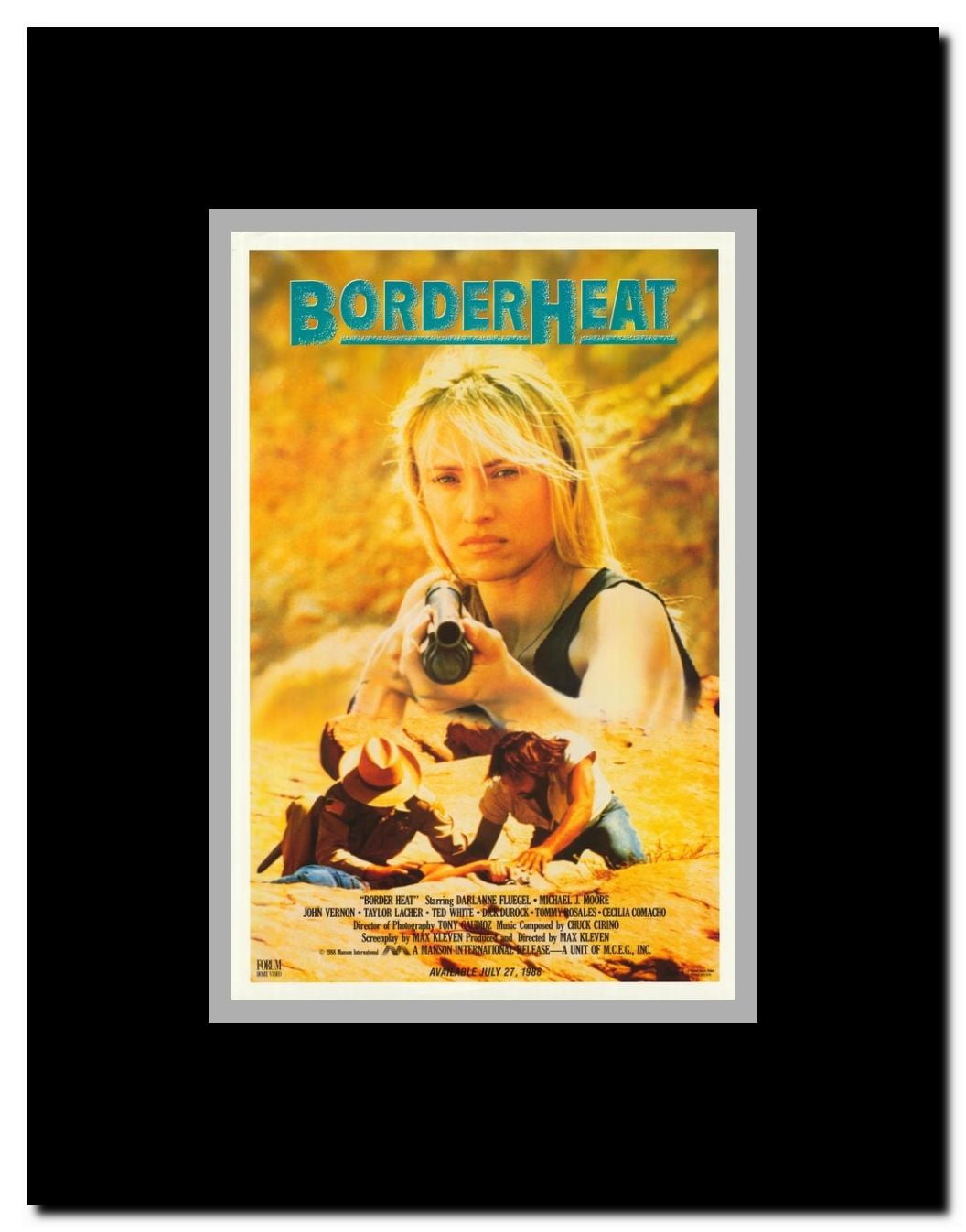 Border Heat Framed Movie Poster