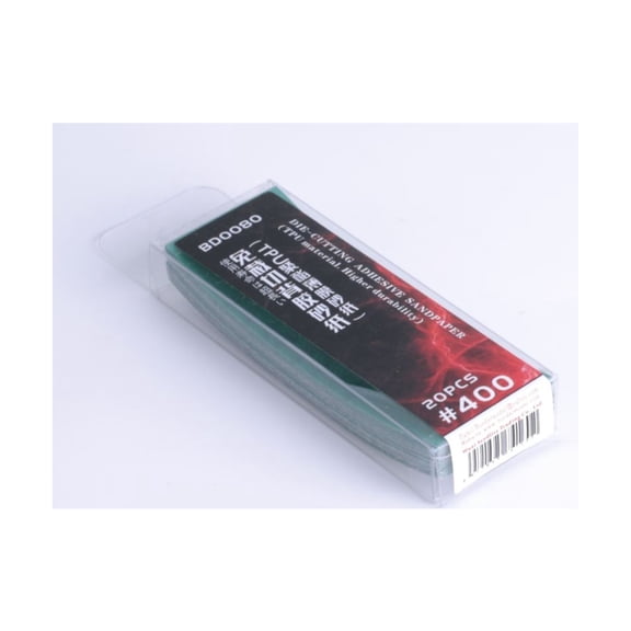 Border Models 400 Grit Die-Cutting Adhesive Sandpaper - TPU Material (20) New