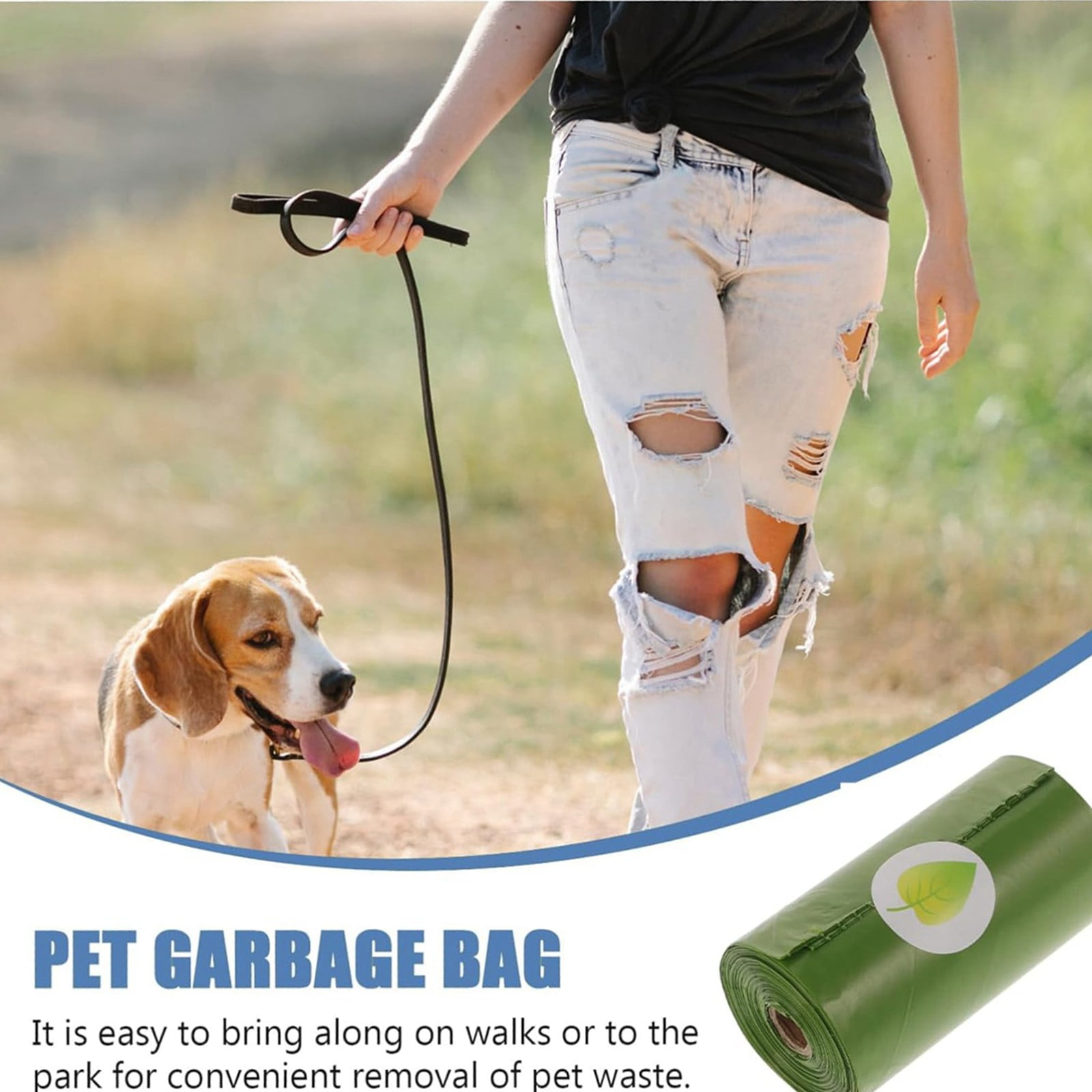 Border Pet Toilet Degradable Garbage Bag Dog Poop Bag Dog Poop Bag Poop