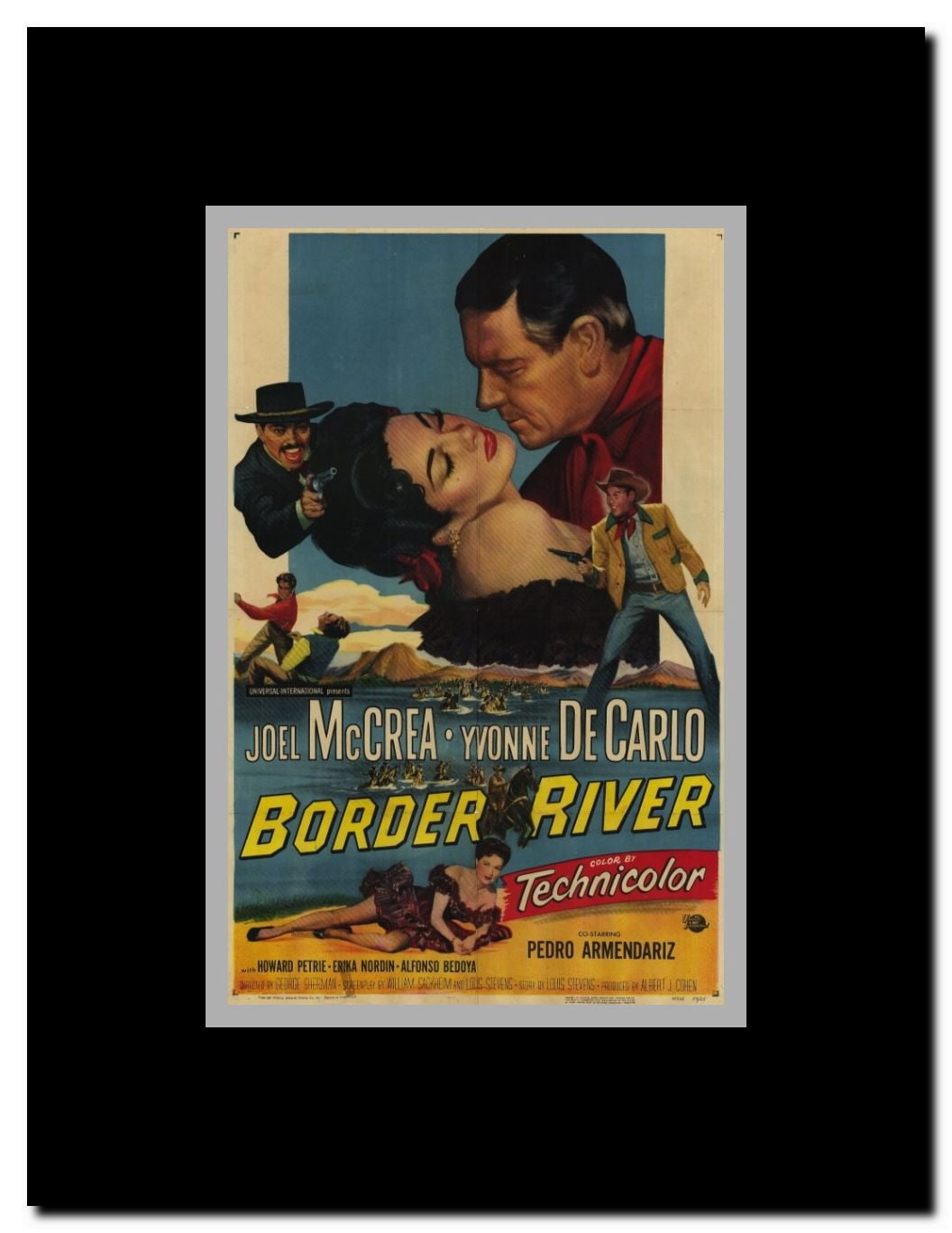 Border River Framed Movie Poster