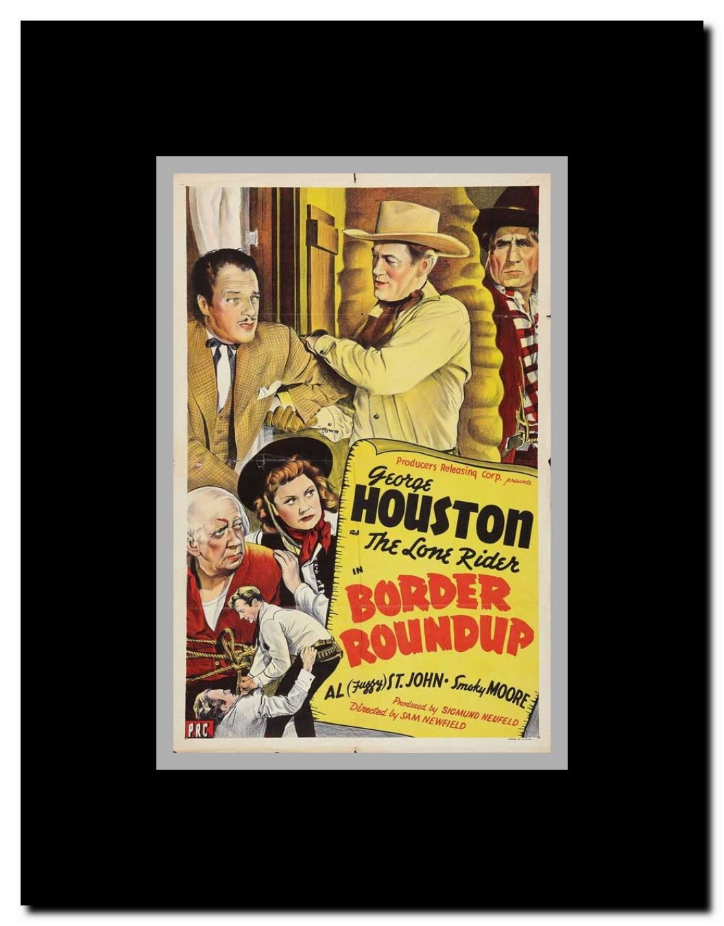 Border Roundup Framed Movie Poster
