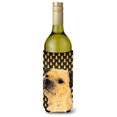 thumbnail image 1 of Border Terrier Candy Corn Halloween Portrait Wine Bottle Hugger, 1 of 1